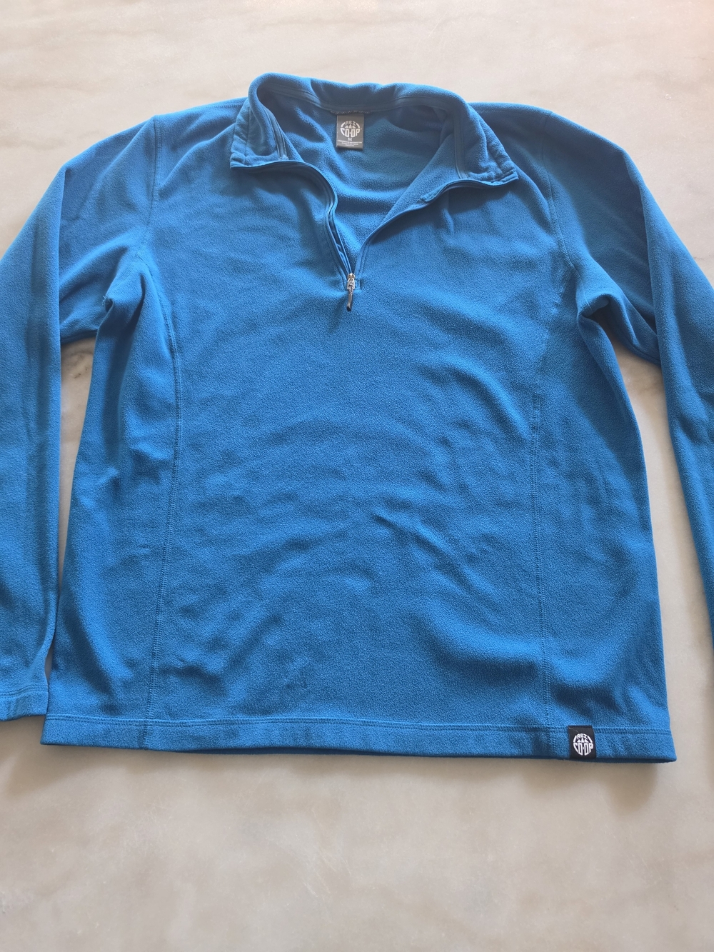 Women's REI Quarter-Zip Pullover Sweater - Blue